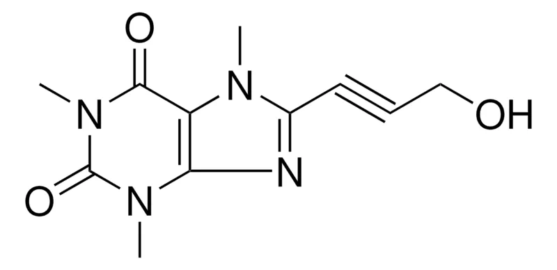 Sigma-Aldrich 8-(3-HYDROXY-1-PROPYNYL)-1,3,7-TRIMETHYL-3,7-DIHYDRO-1H-PURINE-2,6-DIONE,AldrichCPR