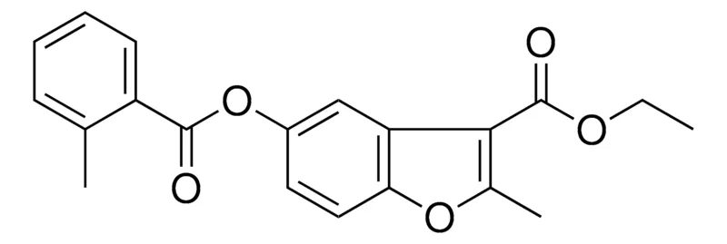 Sigma-Aldrich 2-METHYL-5-(2-METHYL-BENZOYLOXY)-BENZOFURAN-3-CARBOXYLIC ACID ETHYL ESTER,AldrichCPR