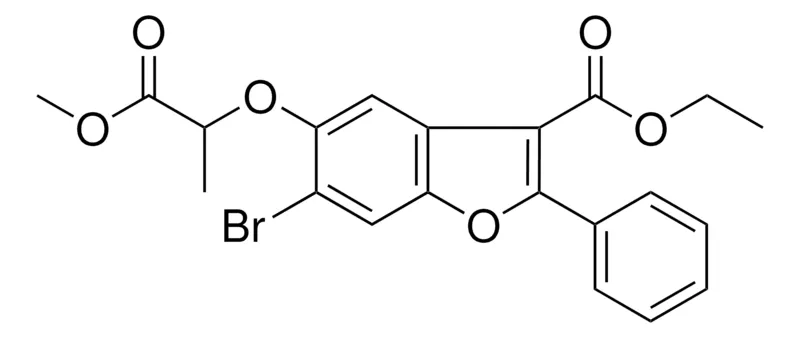 Sigma-Aldrich ET 6-BR-5-(2-METHOXY-1-METHYL-2-OXOETHOXY)-2-PHENYL-1-BENZOFURAN-3-CARBOXYLATE,AldrichCPR