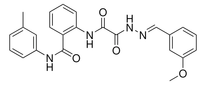 Sigma-Aldrich 2-(((2-(3-METHOXYBENZYLIDENE)HYDRAZINO)(OXO)AC)AMINO)N-(3-METHYLPHENYL)BENZAMIDE,AldrichCPR
