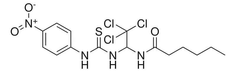 Sigma-Aldrich HEXANOIC ACID (2,2,2-TRICHLORO-1-(3-(4-NITRO-PHENYL)-THIOUREIDO)-ETHYL)-AMIDE,AldrichCPR