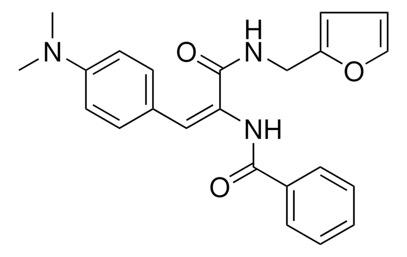 Sigma-Aldrich N-(2-(4-DIMETHYLAMINO-PHENYL)-1-((FURAN-2-YLMETHYL)-CARBAMOYL)-VINYL)-BENZAMIDE,AldrichCPR