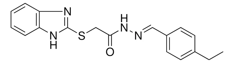 Sigma-Aldrich 2-(1H-BENZOIMIDAZOL-2-YLSULFANYL)-ACETIC ACID (4-ETHYL-BENZYLIDENE)-HYDRAZIDE,AldrichCPR