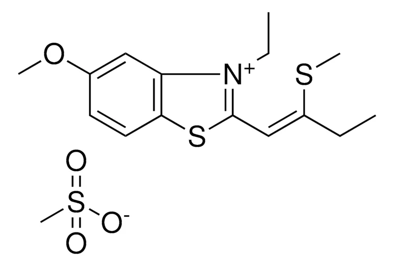 Sigma-Aldrich 3-ET-5-MEO-2-(2-METHYLSULFANYL-BUT-1-ENYL)-BENZOTHIAZOL-3-IUM, METHANESULFONATE,AldrichCPR