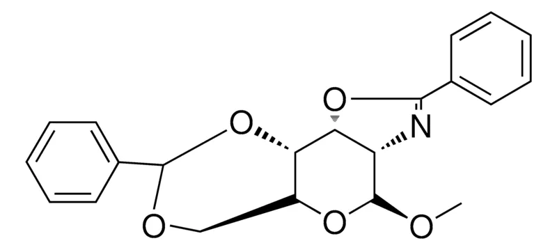 Sigma-Aldrich (4AS,6S,6AS,9AR,9BR)-6-METHOXY-2,8-DIPHENYL-4,4A,6,6A,9A,9B-HEXAHYDRO[1,3]DIOXINO[4',5':5,6]PYRANO[3,4-D][1,3]OXAZOLE，AldrichCPR