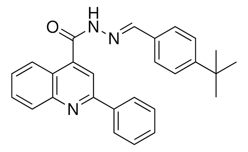 Sigma-Aldrich 2-PHENYL-QUINOLINE-4-CARBOXYLIC ACID (4-TERT-BUTYL-BENZYLIDENE)-HYDRAZIDE,AldrichCPR