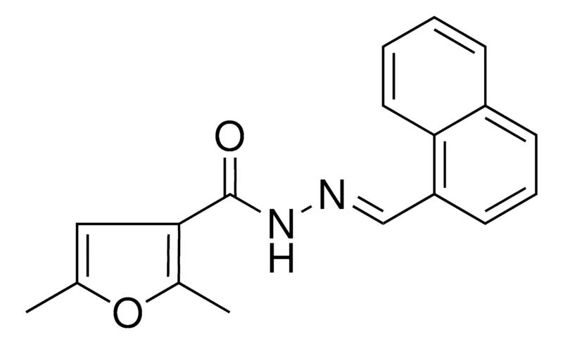 Sigma-Aldrich 2,5-DIMETHYL-FURAN-3-CARBOXYLIC ACID NAPHTHALEN-1-YLMETHYLENE-HYDRAZIDE,AldrichCPR