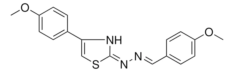 Sigma-Aldrich 4-METHOXYBENZALDEHYDE (4-(4-METHOXYPHENYL)-1,3-THIAZOL-2(3H)-YLIDENE)HYDRAZONE,AldrichCPR
