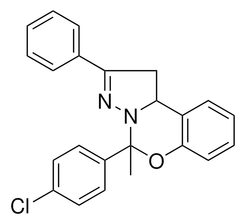 Sigma-Aldrich 4-(4-CL-PH)-4-ME-2-PHENYL-1,9B-DIHYDRO-5-OXA-3,3A-DIAZA-CYCLOPENTA(A)NAPHTHALENE,AldrichCPR