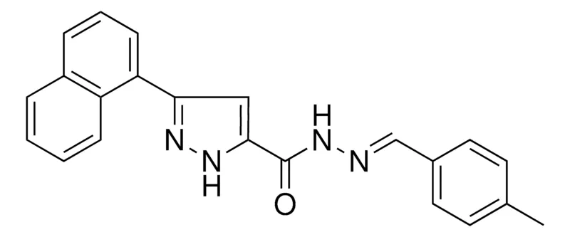 Sigma-Aldrich 5-NAPHTHALEN-1-YL-2H-PYRAZOLE-3-CARBOXYLIC ACID (4-METHYL-BENZYLIDENE)-HYDRAZIDE,AldrichCPR