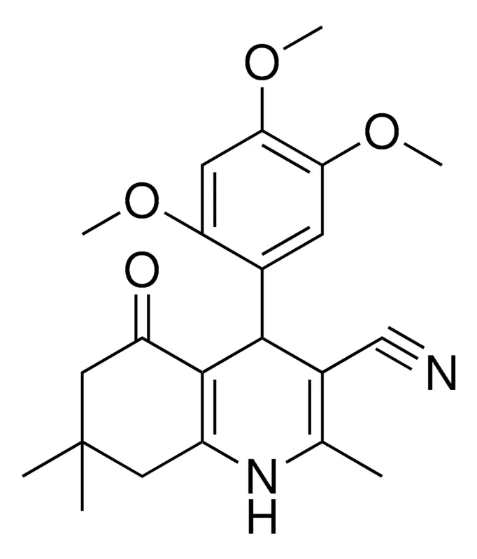 Sigma-Aldrich 2,7,7-TRI-ME-5-OXO-4-(2,4,5-TRI-MEO-PH)-1,4,5,6,7,8-6H-QUINOLINE-3-CARBONITRILE，AldrichCPR