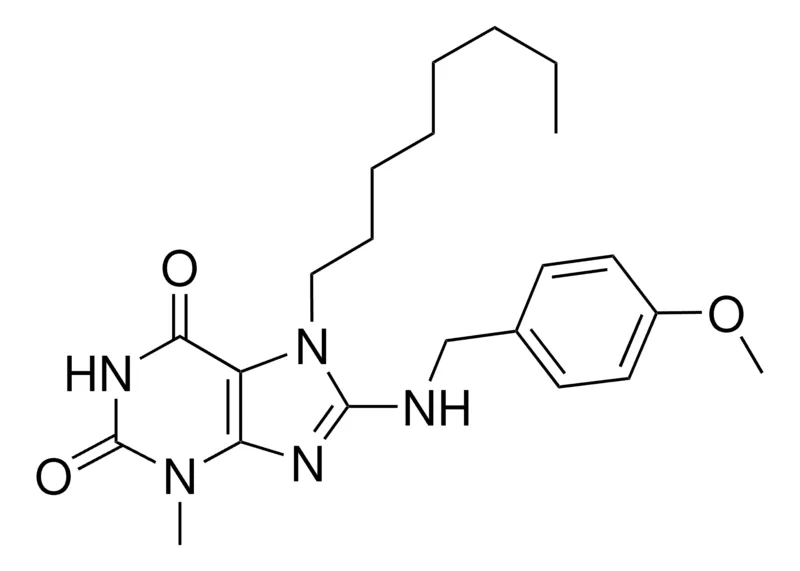 Sigma-Aldrich 8-((4-METHOXYBENZYL)AMINO)-3-METHYL-7-OCTYL-3,7-DIHYDRO-1H-PURINE-2,6-DIONE,AldrichCPR