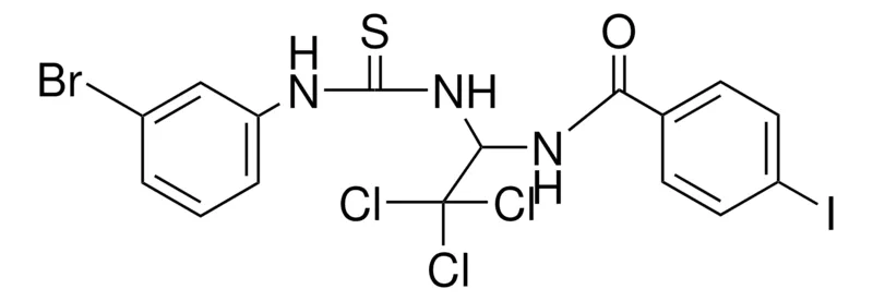 Sigma-Aldrich N-(1-(3-(3-BROMO-PHENYL)-THIOUREIDO)-2,2,2-TRICHLORO-ETHYL)-4-IODO-BENZAMIDE,AldrichCPR