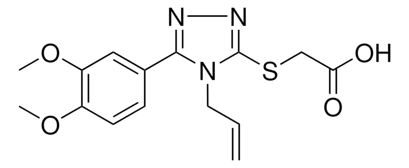 Sigma-Aldrich (4-ALLYL-5-(3,4-DIMETHOXY-PHENYL)-4H-(1,2,4)TRIAZOL-3-YLSULFANYL)-ACETIC ACID,AldrichCPR
