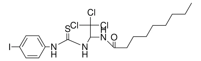 Sigma-Aldrich NONANOIC ACID (2,2,2-TRICHLORO-1-(3-(4-IODO-PHENYL)-THIOUREIDO)-ETHYL)-AMIDE,AldrichCPR