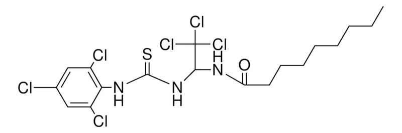 Sigma-Aldrich NONANOIC ACID (2,2,2-TRICHLORO-1-(3-(2,4,6-TRICHLORO-PH)-THIOUREIDO)-ET)-AMIDE,AldrichCPR