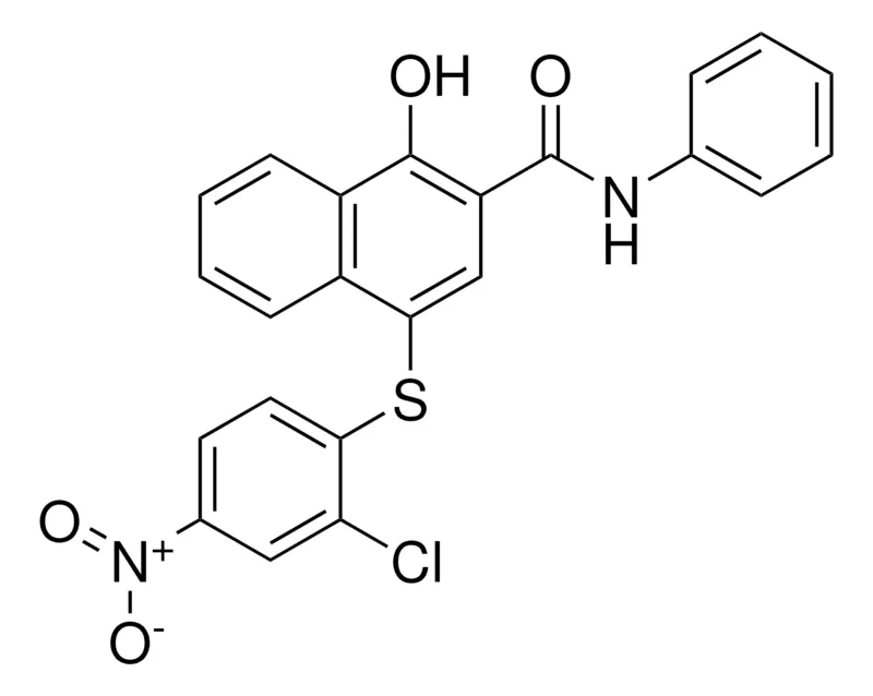 Sigma-Aldrich 4-((2-CHLORO-4-NITROPHENYL)THIO)-1-HYDROXY-N-PHENYL-2-NAPHTHAMIDE，AldrichCPR