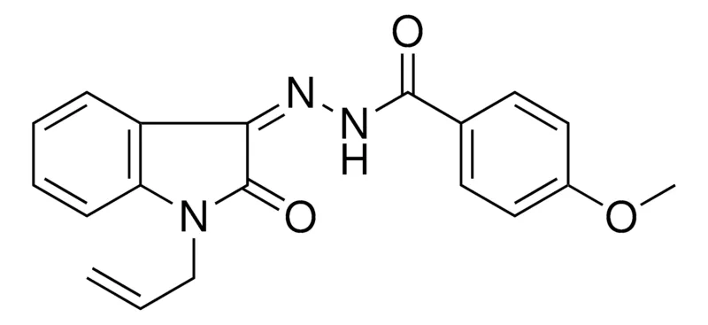Sigma-Aldrich 4-METHOXY-BENZOIC ACID (1-ALLYL-2-OXO-1,2-DIHYDRO-INDOL-3-YLIDENE)-HYDRAZIDE，AldrichCPR
