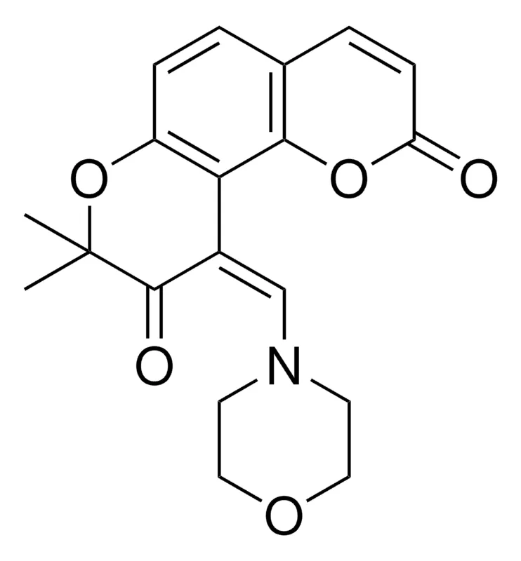 Sigma-Aldrich 8,8-DI-ME-10-(4-MORPHOLINYLMETHYLENE)-2H,8H-PYRANO(2,3-F)CHROMENE-2,9(10H)-DIONE,AldrichCPR