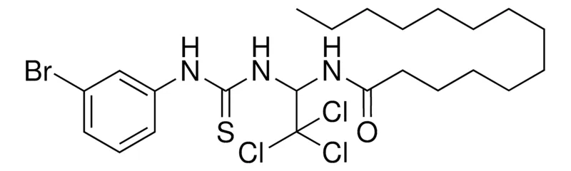 Sigma-Aldrich TETRADECANOIC ACID (1-(3-(3-BR-PHENYL)-THIOUREIDO)-2,2,2-TRICHLORO-ETHYL)-AMIDE,AldrichCPR