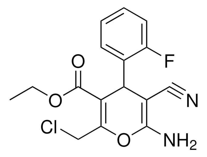 Sigma-Aldrich ETHYL 6-AMINO-2-(CHLOROMETHYL)-5-CYANO-4-(2-FLUOROPHENYL)-4H-PYRAN-3-CARBOXYLATE，AldrichCPR