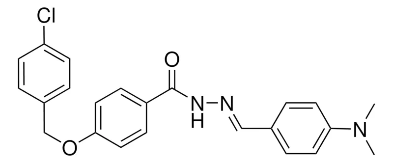 Sigma-Aldrich 4-((4-CHLOROBENZYL)OXY)-N'-(4-(DIMETHYLAMINO)BENZYLIDENE)BENZOHYDRAZIDE,AldrichCPR