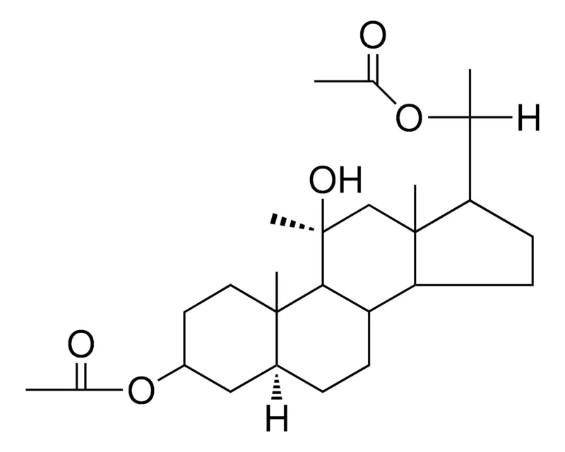 Sigma-Aldrich 11-BETA-HYDROXY-11-ALPHA-METHYL-5-ALPHA-PREGNANE-3-BETA,20-BETA-DIYL DIACETATE,AldrichCPR