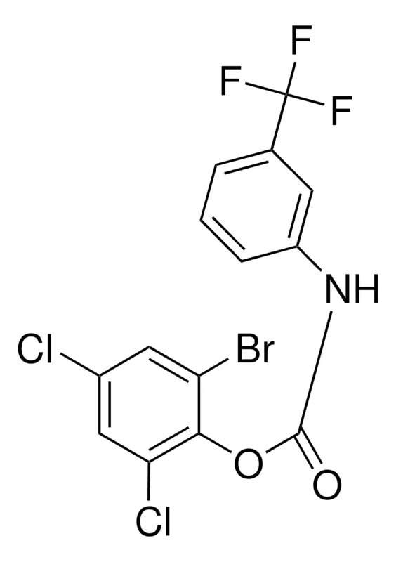 Sigma-Aldrich 2-BROMO-4,6-DICHLOROPHENYL N-(3-(TRIFLUOROMETHYL)PHENYL)CARBAMATE,AldrichCPR