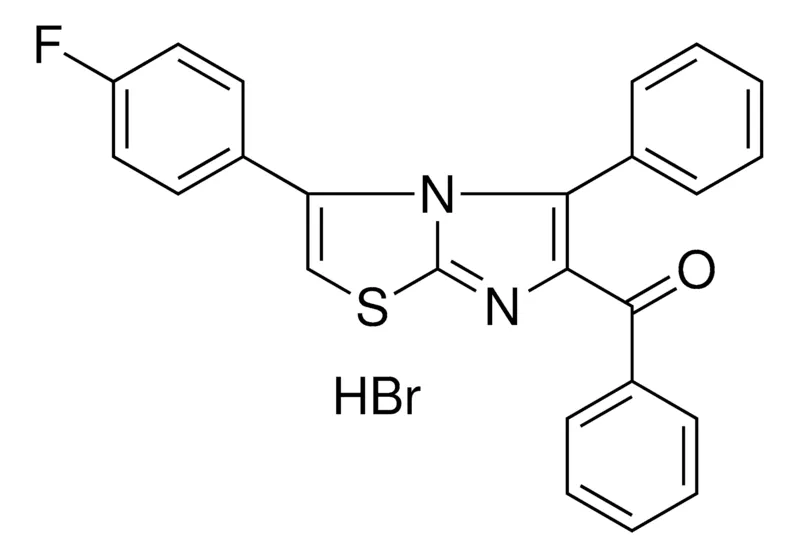Sigma-Aldrich (3-(4-FLUORO-PHENYL)-5-PH-IMIDAZO(2,1-B)THIAZOL-6-YL)-PH-METHANONE, HYDROBROMIDE,AldrichCPR