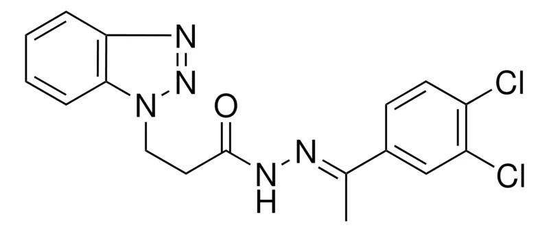 Sigma-Aldrich 3-(1H-1,2,3-BENZOTRIAZOL-1-YL)N'-(1-(3,4-DICHLORO-PH)ETHYLIDENE)PROPANOHYDRAZIDE,AldrichCPR