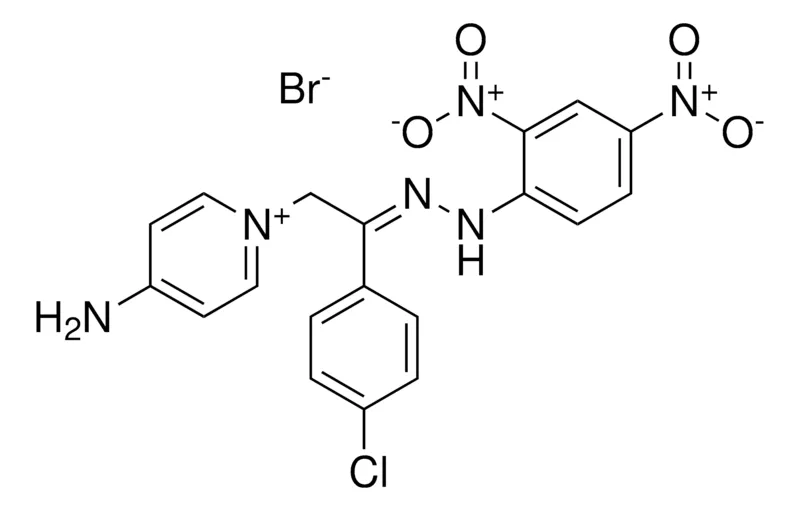Sigma-Aldrich 4-AMINO-1-(2-(4-CL-PH)-2-((2,4-DINITRO-PH)-HYDRAZONO)-ETHYL)-PYRIDINIUM, BROMIDE,AldrichCPR