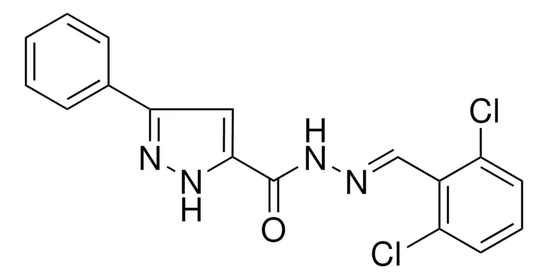 Sigma-Aldrich 5-PHENYL-2H-PYRAZOLE-3-CARBOXYLIC ACID (2,6-DICHLORO-BENZYLIDENE)-HYDRAZIDE,AldrichCPR