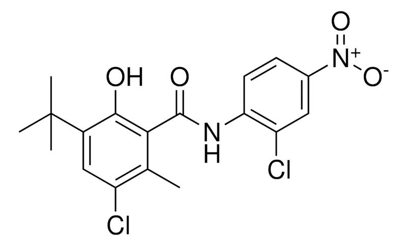 Sigma-Aldrich 3-TERT-BUTYL-5-CHLORO-N-(2-CHLORO-4-NITRO-PHENYL)-2-HYDROXY-6-METHYL-BENZAMIDE,AldrichCPR