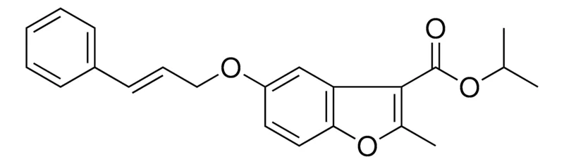 Sigma-Aldrich 2-METHYL-5-(3-PHENYL-ALLYLOXY)-BENZOFURAN-3-CARBOXYLIC ACID ISOPROPYL ESTER,AldrichCPR
