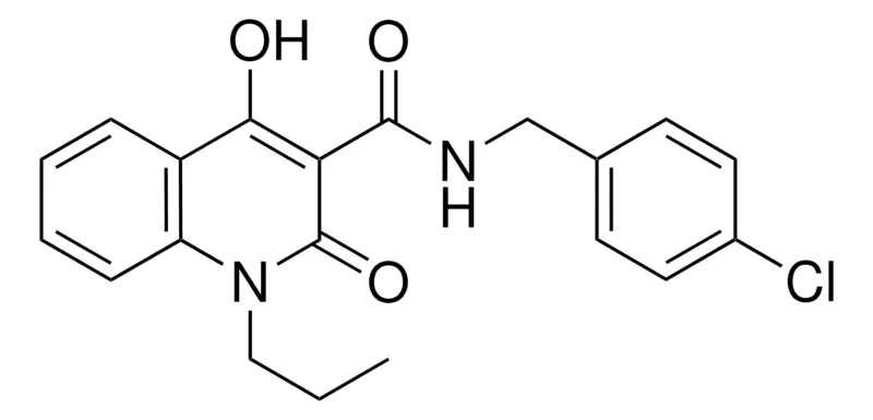Sigma-Aldrich 4-HO-2-OXO-1-PROPYL-1,2-DIHYDRO-QUINOLINE-3-CARBOXYLIC ACID 4-CHLORO-BENZYLAMIDE,AldrichCPR
