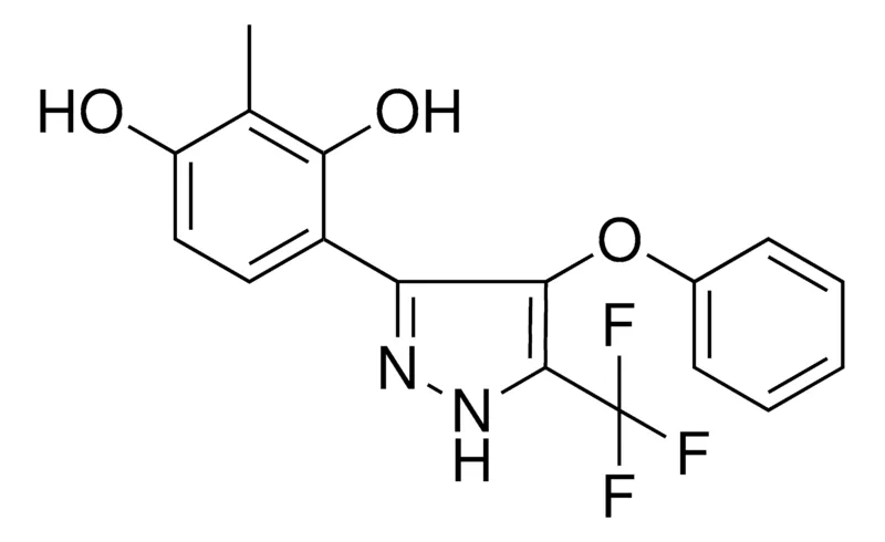 Sigma-Aldrich 2-METHYL-4-(4-PHENOXY-5-(TRIFLUOROMETHYL)-1H-PYRAZOL-3-YL)-1,3-BENZENEDIOL,AldrichCPR