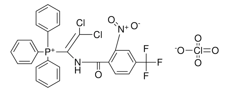 Sigma-Aldrich (DI-CL-(NO2-TRIFLUOROMETHYL-BENZOYLAMINO)-VINYL)-TRI-PH-PHOSPHONIUM, PERCHLORATE,AldrichCPR