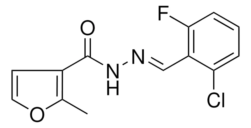 Sigma-Aldrich 2-METHYL-FURAN-3-CARBOXYLIC ACID (2-CHLORO-6-FLUORO-BENZYLIDENE)-HYDRAZIDE,AldrichCPR