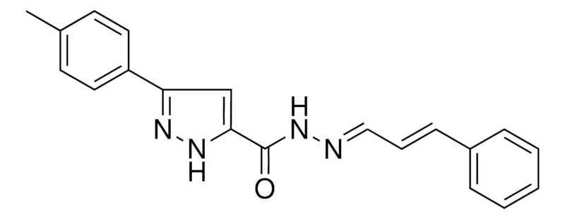 Sigma-Aldrich 5-P-TOLYL-2H-PYRAZOLE-3-CARBOXYLIC ACID (3-PHENYL-ALLYLIDENE)-HYDRAZIDE,AldrichCPR