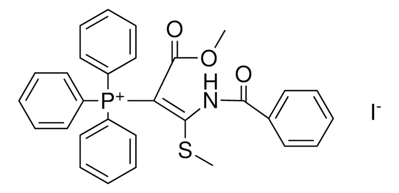 Sigma-Aldrich (2-BENZOYLAMINO-1-MEO-CARBONYL-2-METHYLSULFANYL-VINYL)-TRIPHENYL-PHOSPHONIUM, I,AldrichCPR