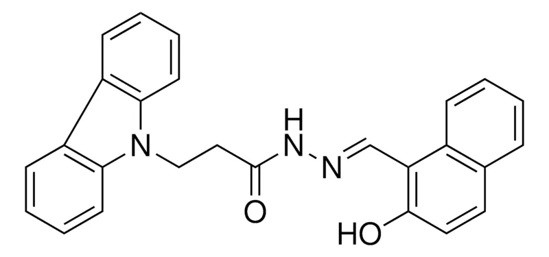 Sigma-Aldrich 3-CARBAZOL-9-YL-PROPIONIC ACID (2-HYDROXY-NAPHTHALEN-1-YLMETHYLENE)-HYDRAZIDE,AldrichCPR
