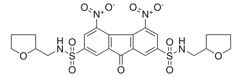 Sigma-Aldrich 4,5-DINITRO-9-OXO-N(2),N(7)-BIS(4H-2-FURANYLMETHYL)9H-FLUORENE-2,7-DISULFONAMIDE,AldrichCPR