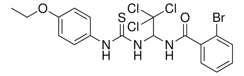 Sigma-Aldrich 2-BROMO-N-(2,2,2-TRICHLORO-1-(3-(4-ETHOXY-PHENYL)-THIOUREIDO)-ETHYL)-BENZAMIDE,AldrichCPR