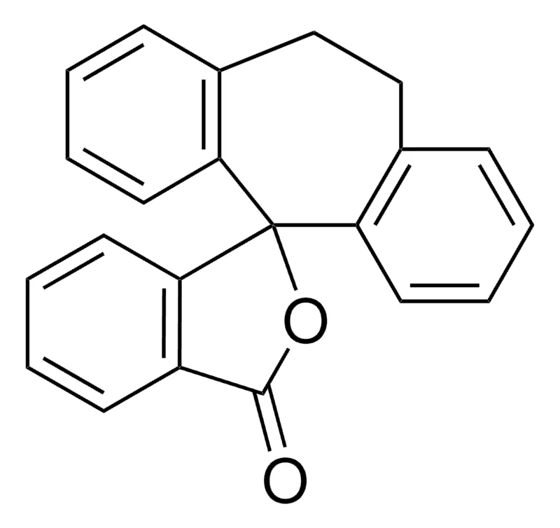 Sigma-Aldrich 10,11-DIHYDROSPIRO(5H-DIBENZO(A,D)CYCLOHEPTENE-5,1'-PHTHALAN)-3'-ONE,AldrichCPR