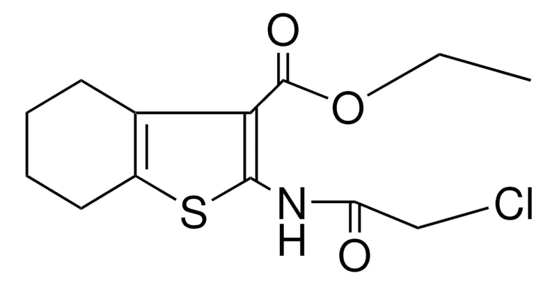 Sigma-Aldrich ETHYL 2-(2-CHLOROACETAMIDO)-4,5,6,7-TETRAHYDROBENZO(B)THIOPHENE-3-CARBOXYLATE,AldrichCPR