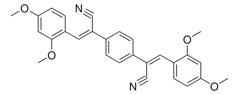 Sigma-Aldrich (2Z,2'Z)-2,2'-(1,4-PHENYLENE)BIS(3-(2,4-DIMETHOXYPHENYL)ACRYLONITRILE),AldrichCPR