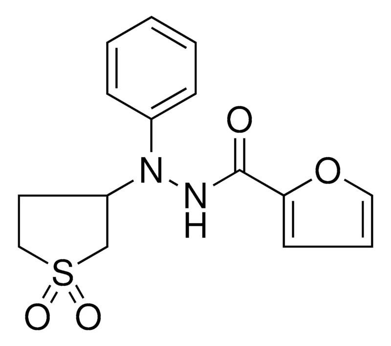 Sigma-Aldrich FURAN-2-CARBOXYLIC ACID N'-(1,1-DIOXO-4H-THIOPHEN-3-YL)-N'-PHENYL-HYDRAZIDE,AldrichCPR