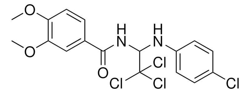 Sigma-Aldrich 3,4-DIMETHOXY-N-(2,2,2-TRICHLORO-1-(4-CHLORO-PHENYLAMINO)-ETHYL)-BENZAMIDE,AldrichCPR