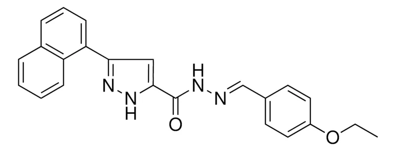 Sigma-Aldrich 5-NAPHTHALEN-1-YL-2H-PYRAZOLE-3-CARBOXYLIC ACID (4-ETHOXY-BENZYLIDENE)-HYDRAZIDE，AldrichCPR