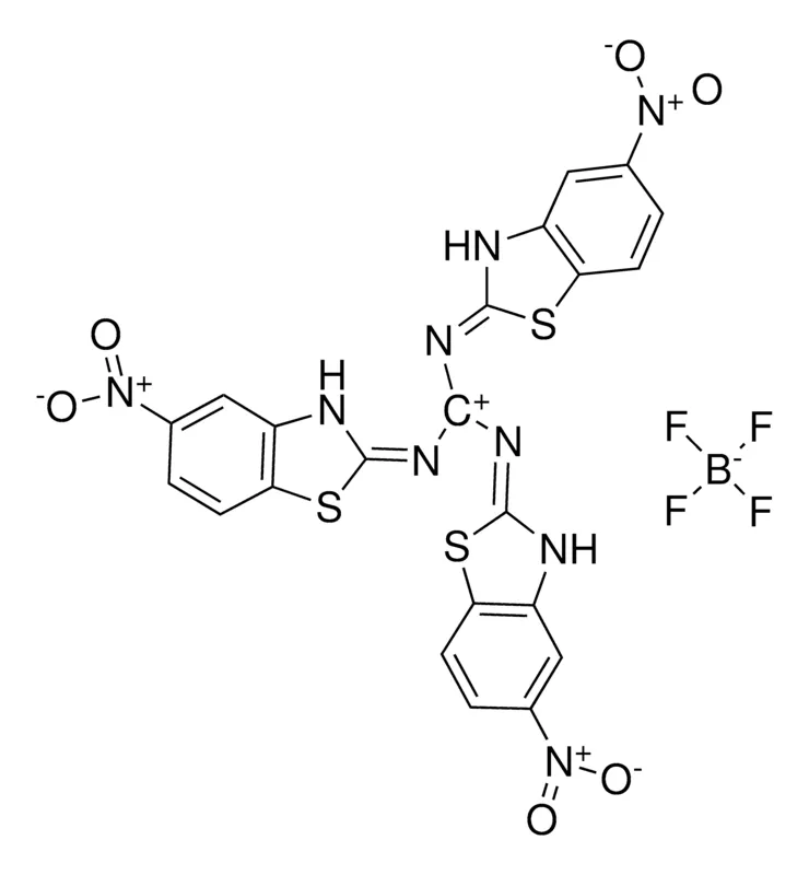 Sigma-Aldrich TRIS(6-NITRO-2-BENZOTHIAZOLINYLIDENEAMINO)CARBENIUM TETRAFLUOROBORATE,AldrichCPR